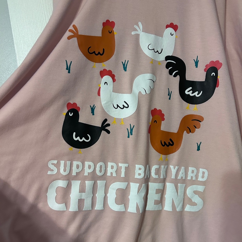 LuLaRoe Hannah “Backyard Chickens” Sweatshirt